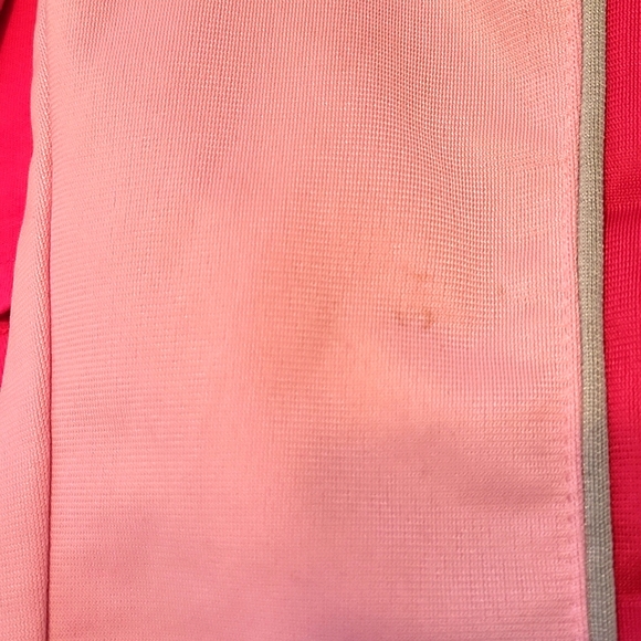 Puma dark pink/silver long sleeved tee shirt with light pink athletic joggers - Picture 7 of 10